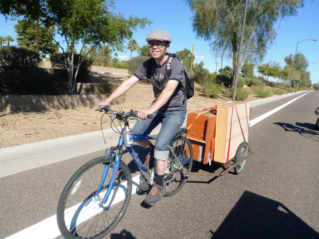 ride your bike in the house