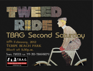 Tweed Ride: a leisurely ride with a bit o style – Sat. Feb 11th