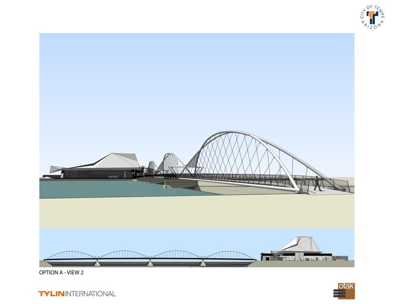 Tempe Town Lake Pedestrian & Bicycle Bridge Design Announced