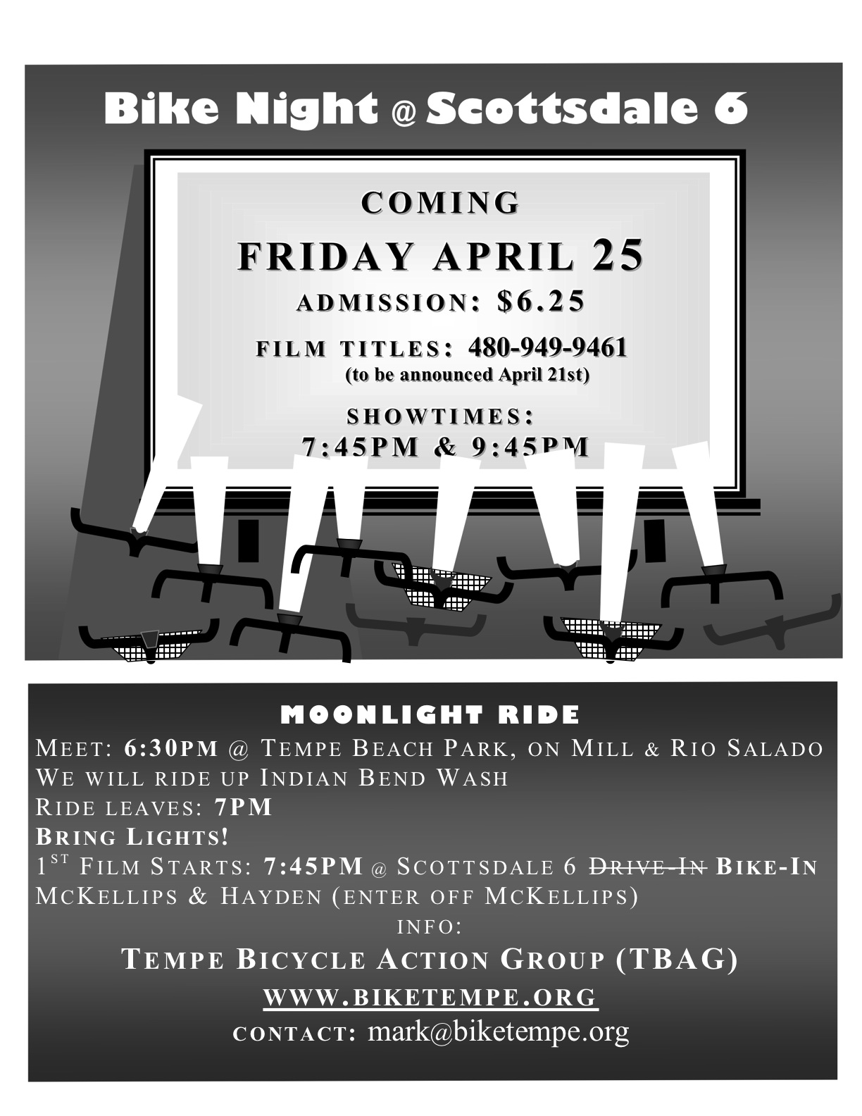This Weekend: Bike-In Movie, Cupcake Ride, Silent Sunday
