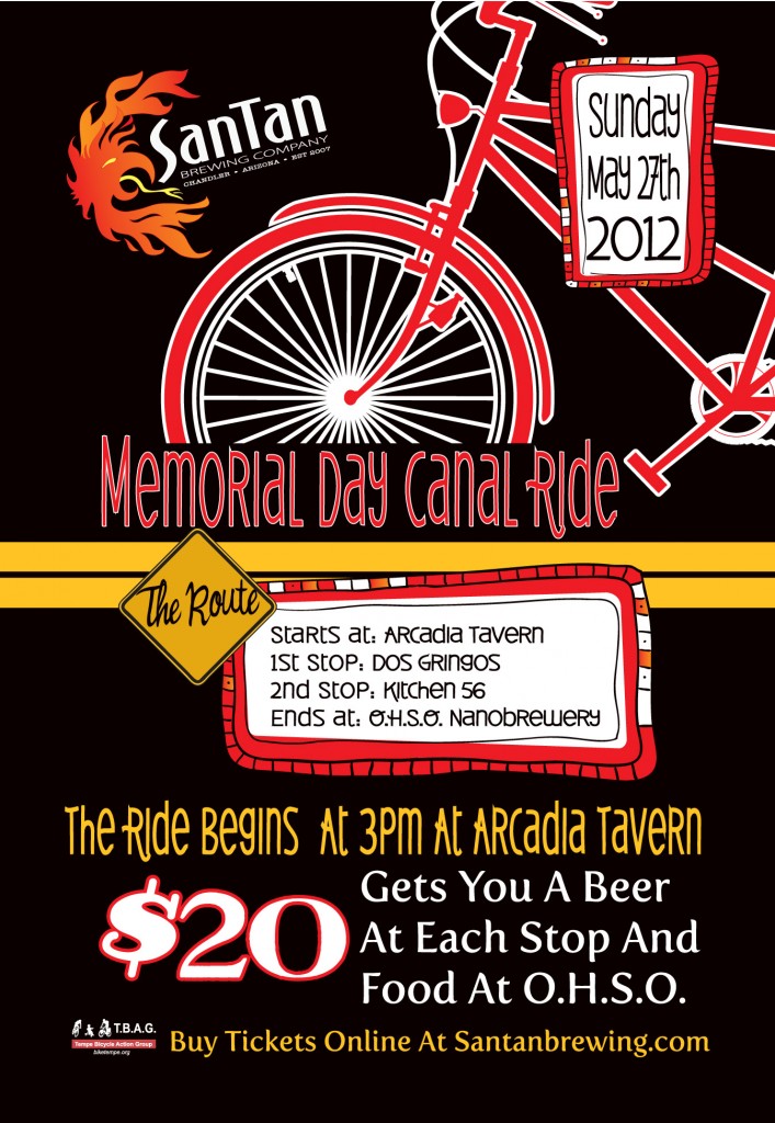 SanTan Memorial Day Canal Ride - Arcadia, Phoenix AZ