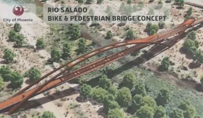 WOW! US DOT grants City of Phoenix $25M for Bike & Pedestrian bridge at 3rd Street